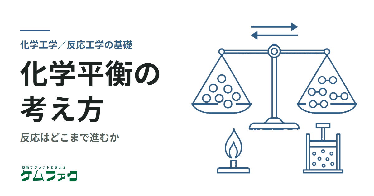 【化学平衡】反応はどこまで進むのか？