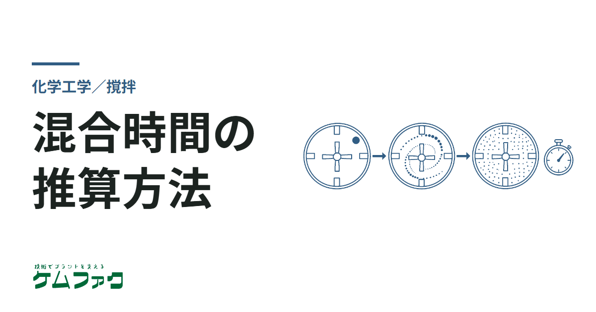 撹拌による混合時間の推算